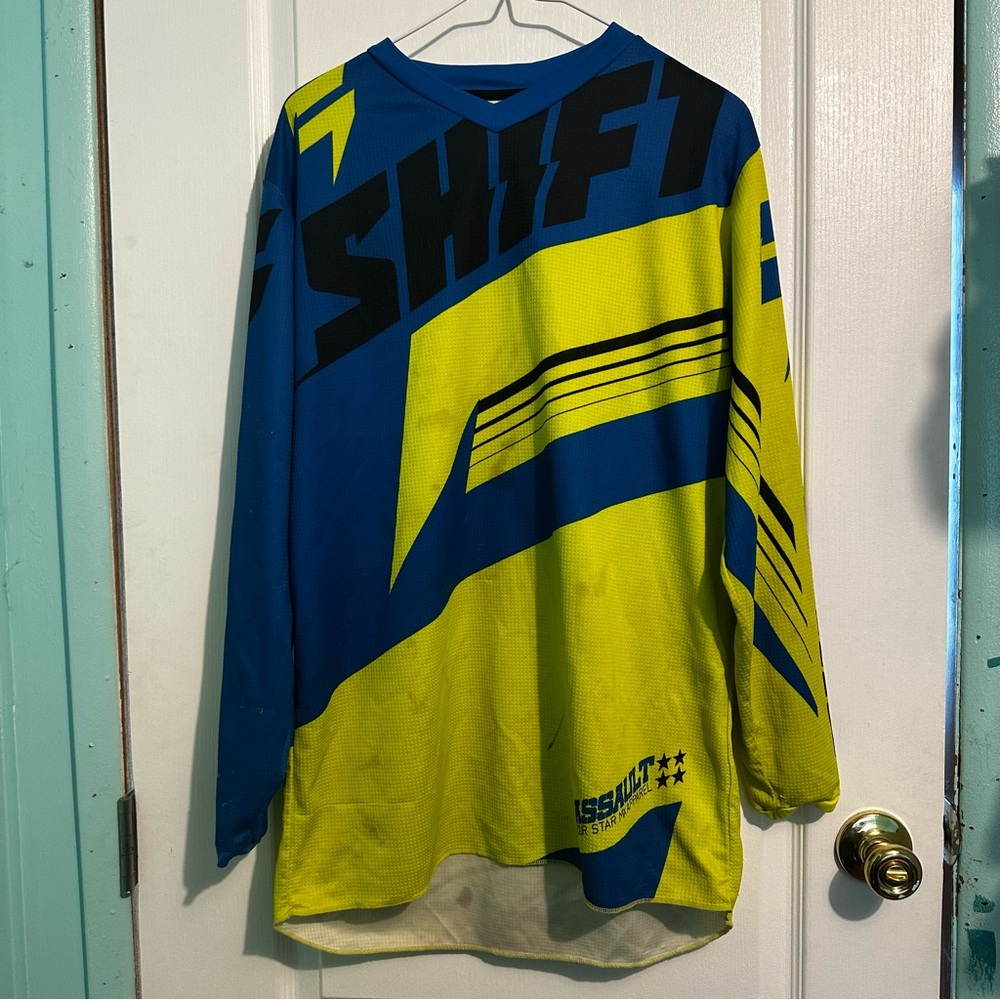 🎀Blue and Yellow Dynamic Jersey